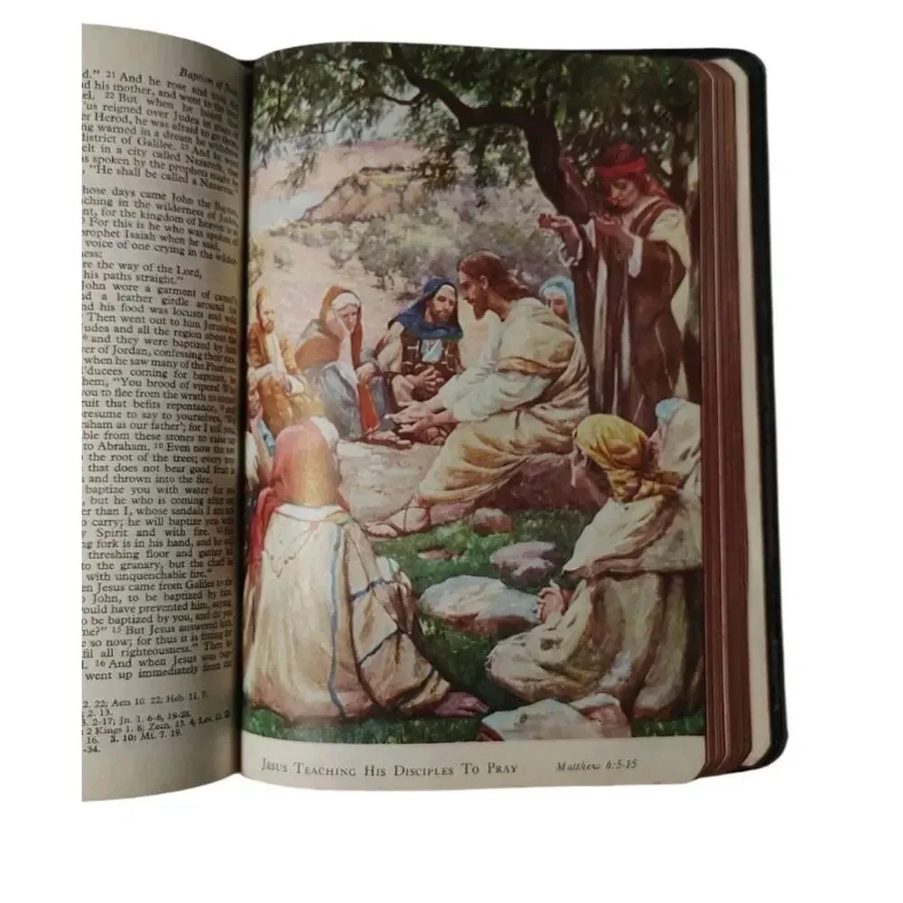 Holy Bible Book Revised Standard Version Thomas Nelson Vintage 1953 Illustrated